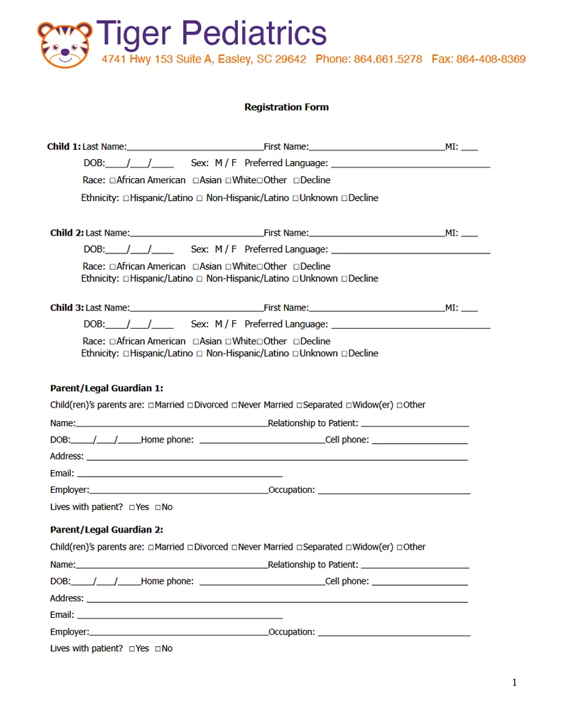 tiger-pediatrics-registration-form